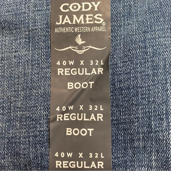 Cody James Men’s Jeans NWT  40X32. Regular Boot. - Picture 13 of 16